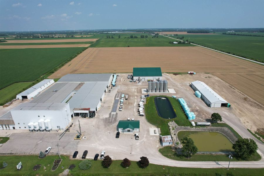 Setterington's Cottam arial photo