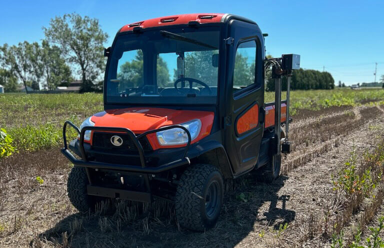Setterington's equipment on pasture