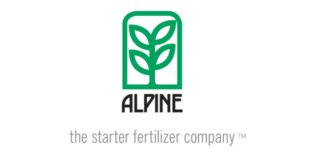 Alpine logo in green and black
