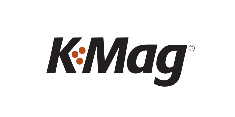KMag Logo red and black